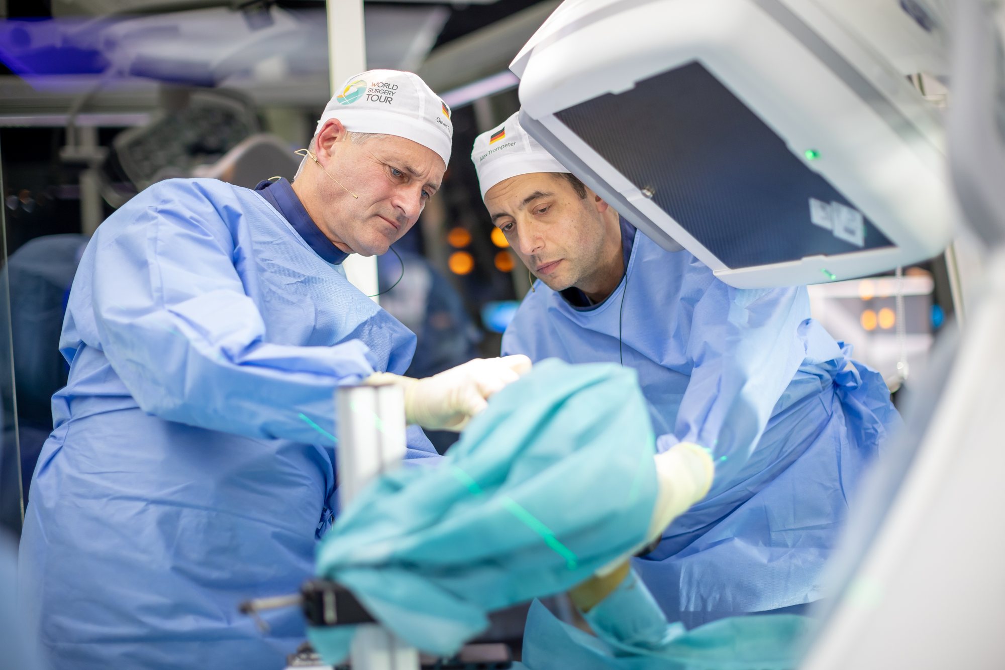 Surgeons training at RIMASYS